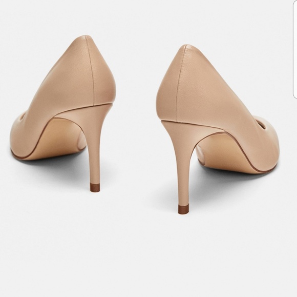 Zara Shoes Zara Leather High Heel Pump Poshmark